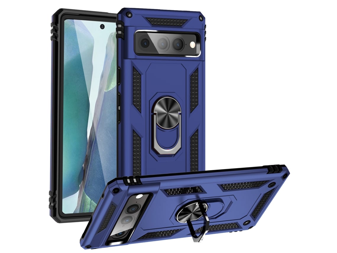 Capa Anel Para Google Google Pixel 7 Yuysan Com Anel De Suporte Azul