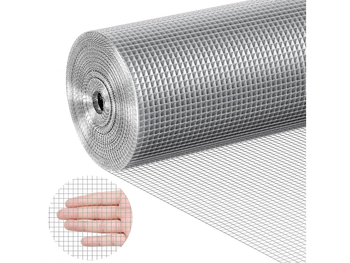 Rede Metálica Soldada Galvanizada 915mm X 30m Tekmaquinas