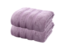 Conjunto de Toalha RNEMITERY Banho Oversized Fibra Super Macias Bambu Roxo - 2pcs (70x140cm)