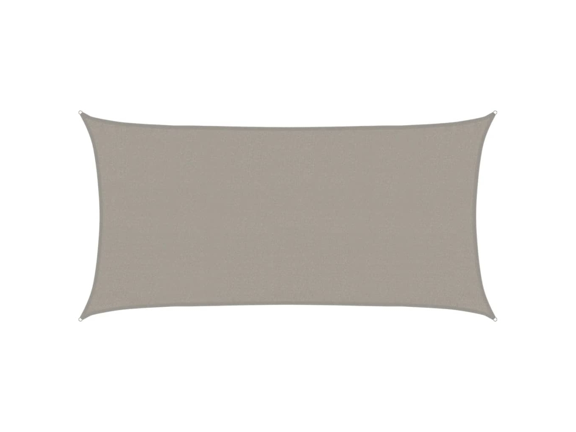 Maison Exclusive - Para-sol Estilo Vela Retangular 160 G/m² 3x6 M Pead Cinza-claro