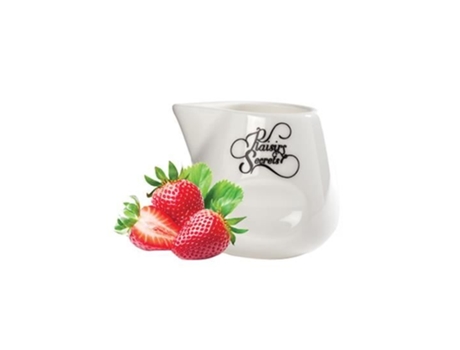 Vela de Massagem Prazeres Secretos de Morango PLAISIRS SECRETS