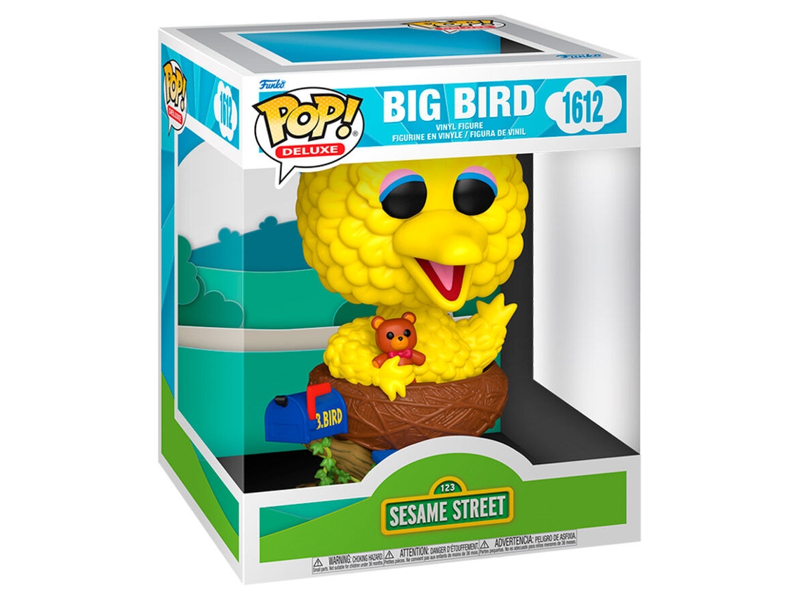 Figura Pop De Luxo Do Big Bird Da Rua Sésamo