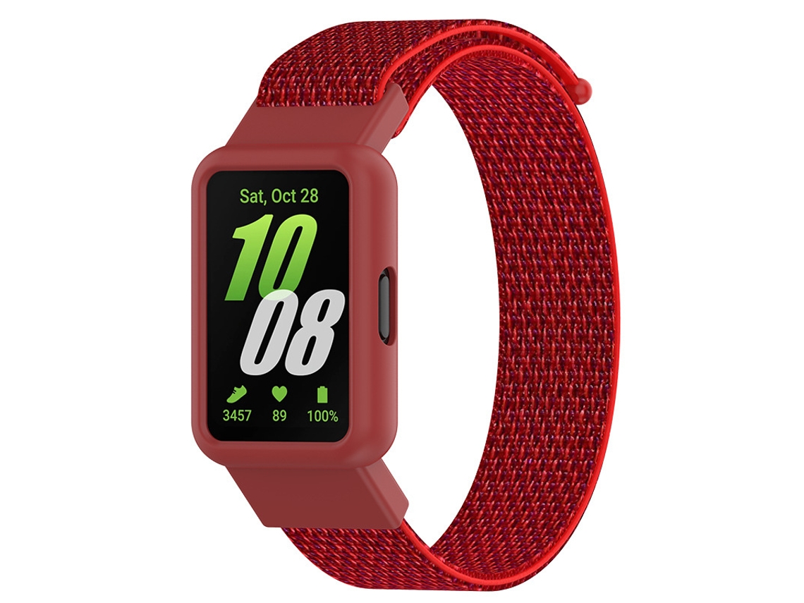 Pulseira De Nylon Adequada Para O Relógio Samsung Galaxy Fit3.vermelho Samsung Fit3 Yunzii