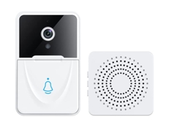 Campainha de vídeo com controle remoto sem fio Slowmoose, interfone inteligente para casa, visão noturna HD, carregamento por Wi-Fi, campainha antirroubo