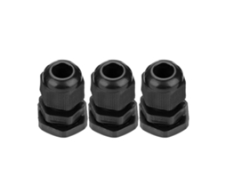 2026yncm-10 Peças Conector De Glandula De Cabo De Nylon Plástico Impermeável Ip68 (pg9)