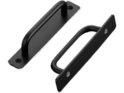 Puxadores De Porta Pretos Em Liga Alumínio Para Cozinha, Varanda E Quarto, Nas Cores Prata E Branco 1 Peça, 128mm