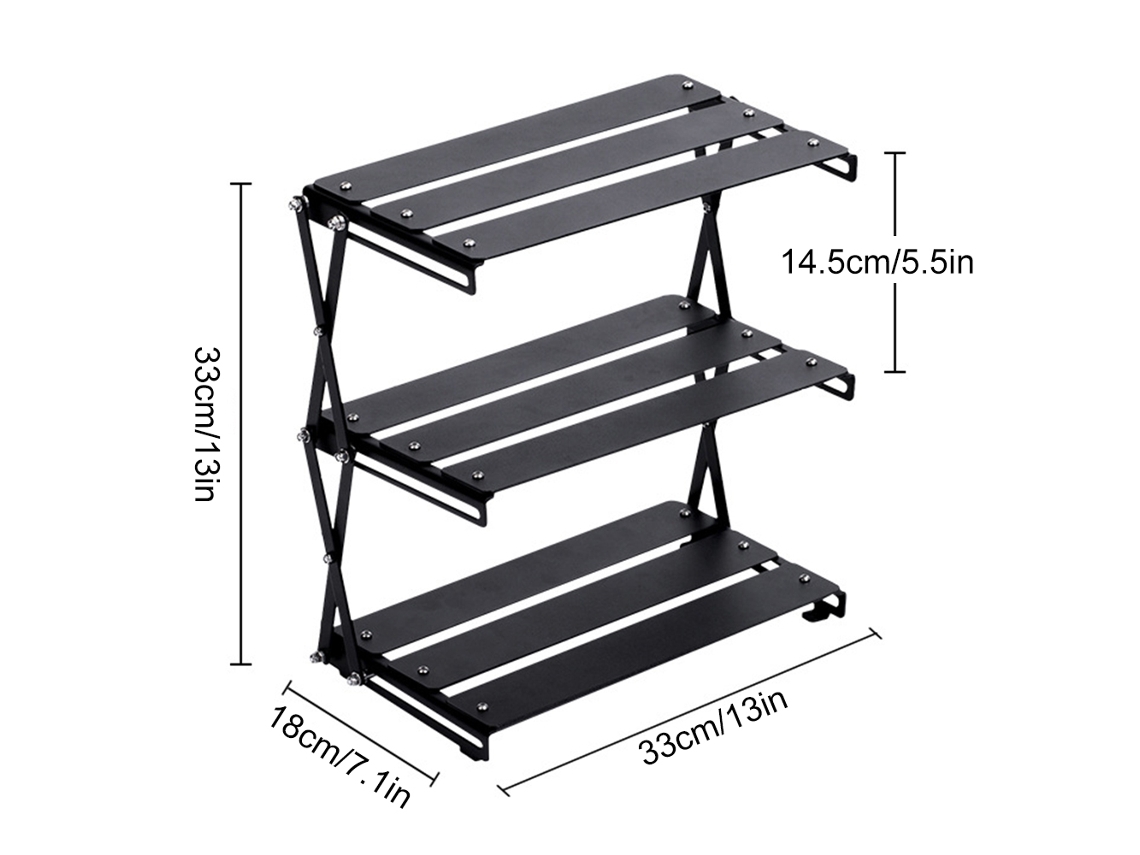 Mesa de Picnic Plegable Portátil para Camping 3 Capas