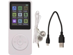 Reprodutor De Música Digital Mp3 Mp4, Compatível Com Cartões De Memória Pequenos, Tela Lcd Fina De 1, 8 Polegadas Com