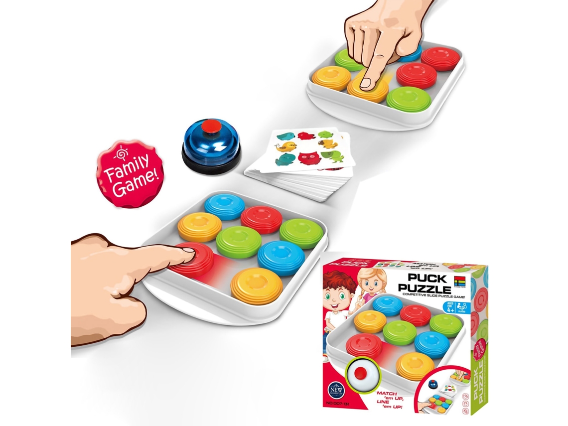 Primerox quebra cabeça de Disco Inteligente Plástico Jogo Interativo de Correspondência de Cores para Crianças