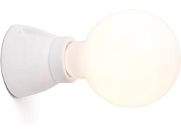 Aplique de Parede FARO BARCELONA Kera (Máx. 15W - Cerâmica - Branco)