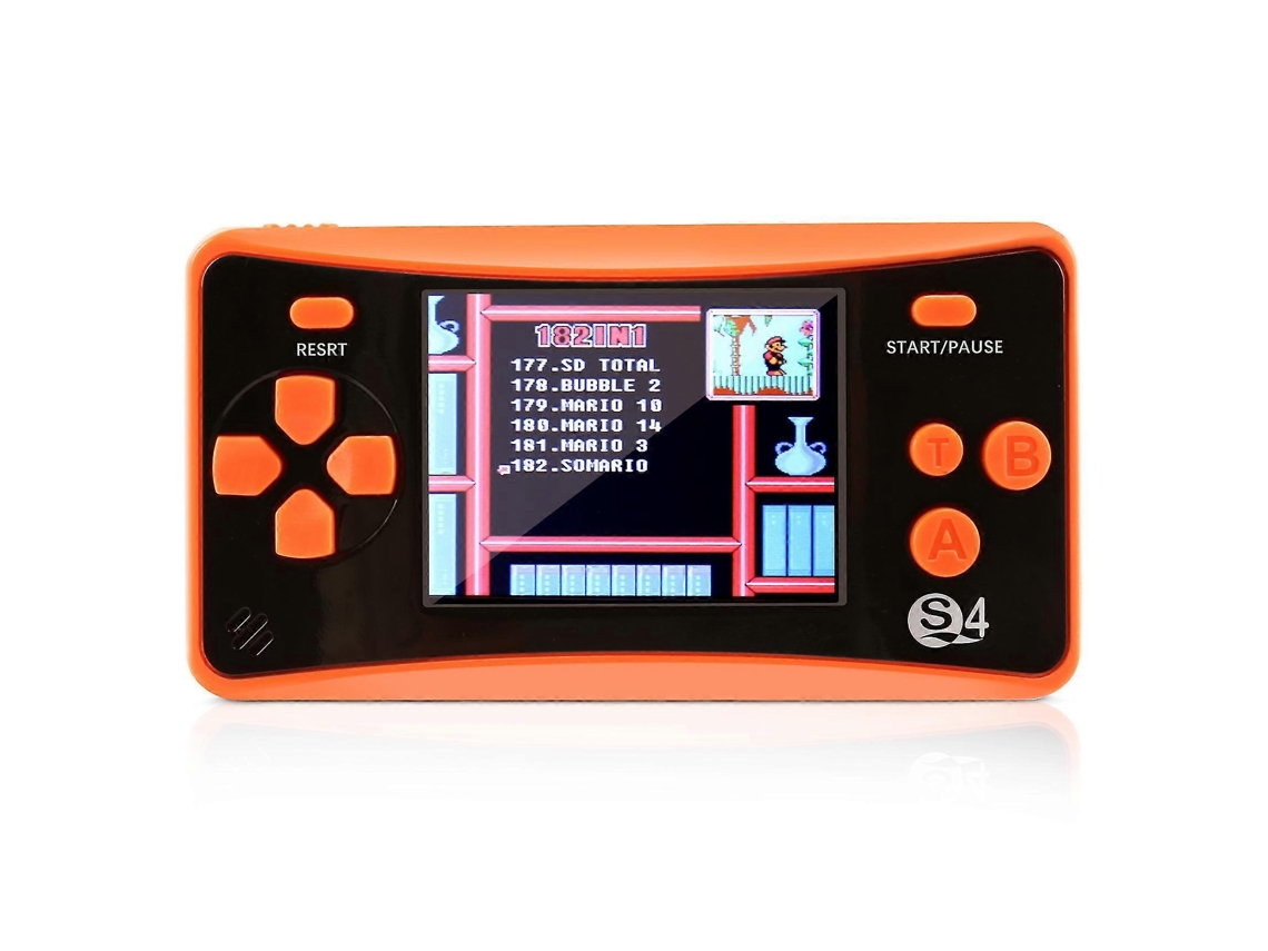 Console De Jogos Portátil Para Crianças, Console De Jogos Arcade, Videogame, Ótimo Presente De Aniversário, Laranja. Hengjian