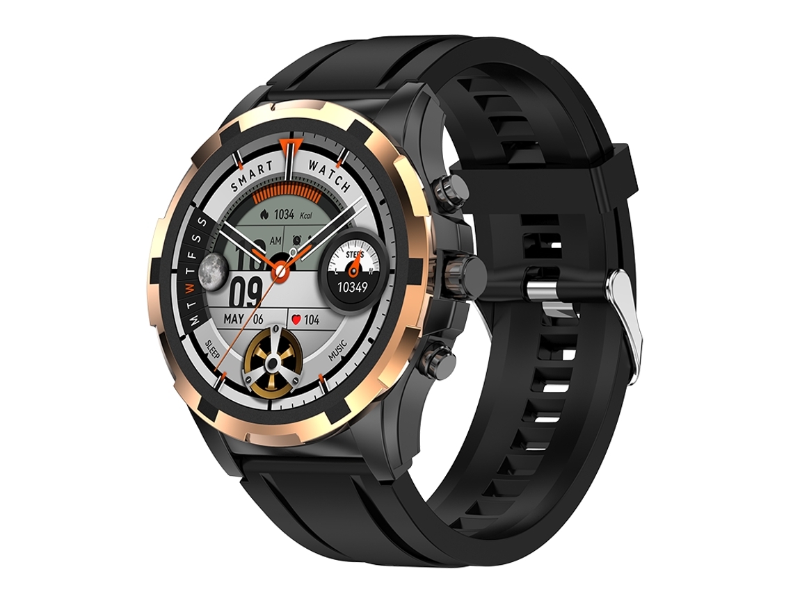 Smartwatch com Chamadas Bluetooth Atualizações Meteorológicas Controle de Música Monitoramento de Frequência Cardíaca e Vários Modos Espo YUNZII