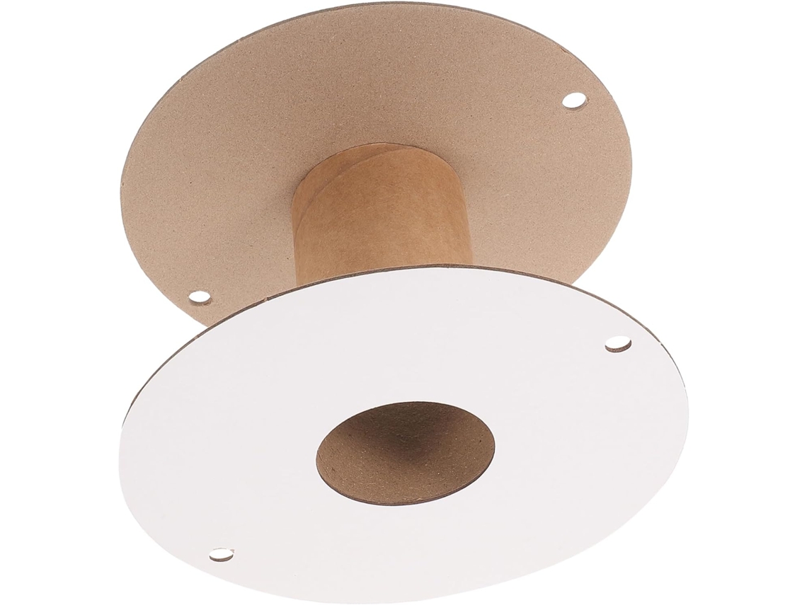 Carretel De Cabo De Papel Kraft Com Design Simples, Compacto E Atraente.
