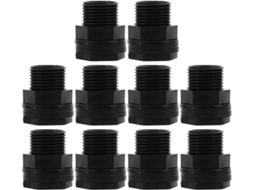 Conjunto De 10 Conexões Rápidas Para Mangueiras Jardim 1/2 Npt X 3/4