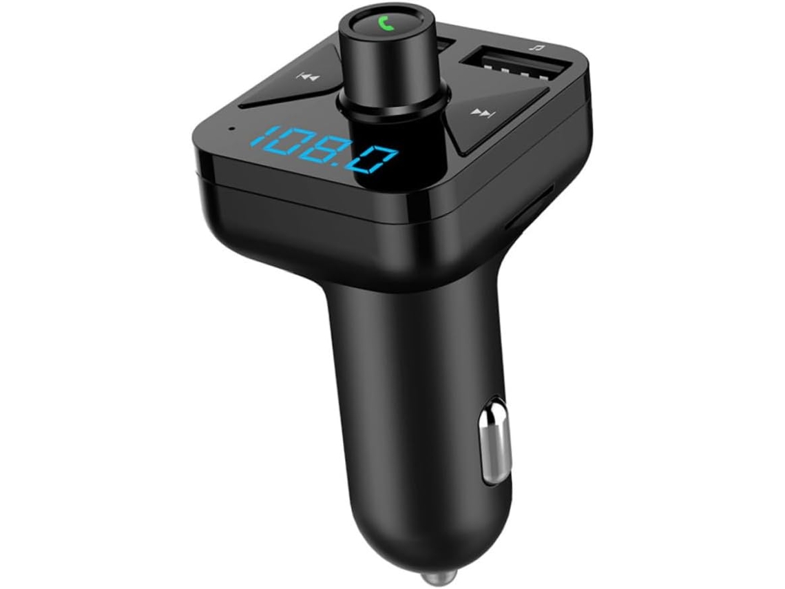 Reprodutor De Música Para Carro Com Portas De Carregamento Usb, Compatível Com Pen Drives E Cartões.