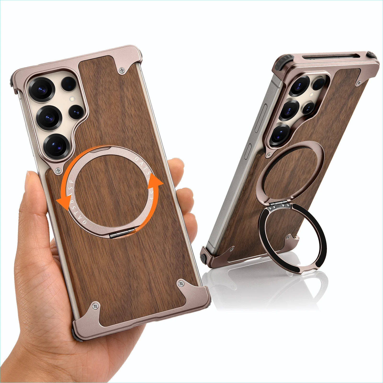 Capa Para Celular (desert Galaxy S24 Ultra) Com Função Magnética Magsafe, Capa Protetora À Prova De Choque.