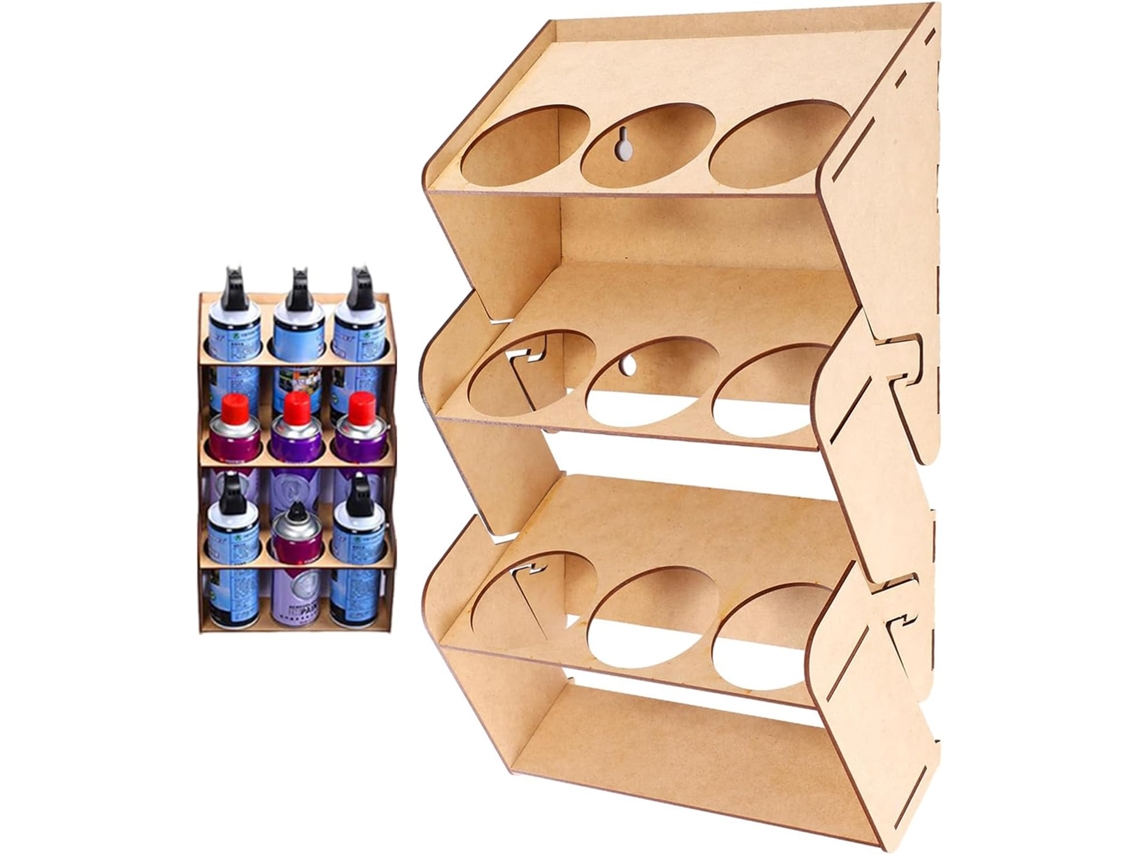 Organizador De Tinta - Suporte De Parede Para Latas De Spray