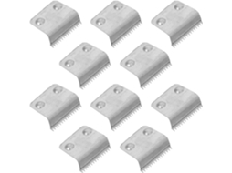 Chapas metálicas reforçadas para dispensador Besportble Fita Adesiva, 10 unidades, compatibilidade universal.