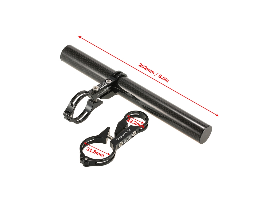 Laxiscreed Extensor De Guidão De Carbono Para Bicicleta | Conforto E Performance