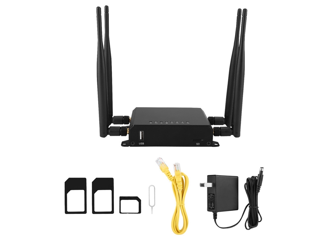 Roteador Sem Fio 4g De Nível Industrial (suporta Cartão Sim, Adequado Para A Europa)