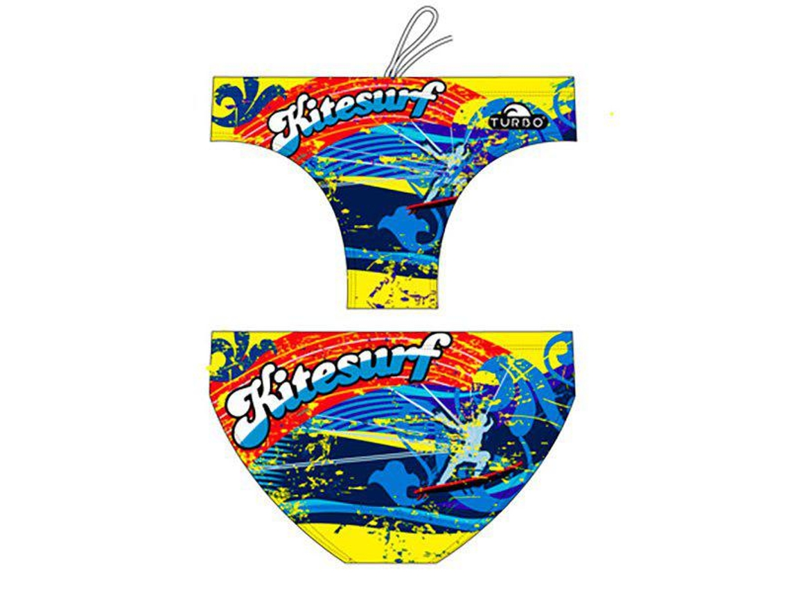 Slips para Homem TURBO Kitesurf Proresist Multicor para Natação (5XL)