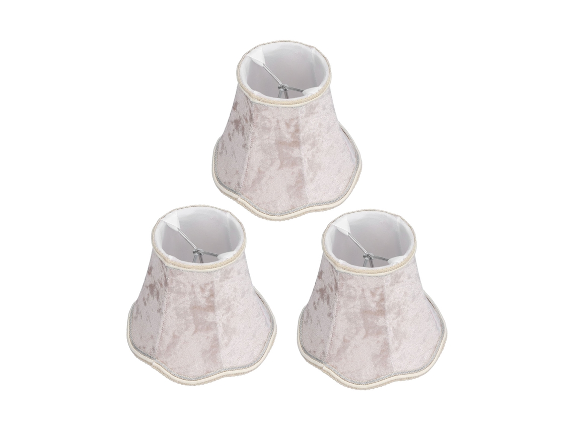Conjunto de 3 Abajures de Encaixe Modernos E14 para Lustres e Luminárias de Mesa CHABERLU