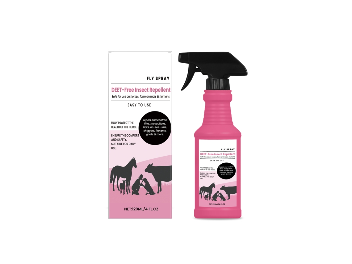 Spray Desvermifugante Eficaz Rápido Para Cavalos