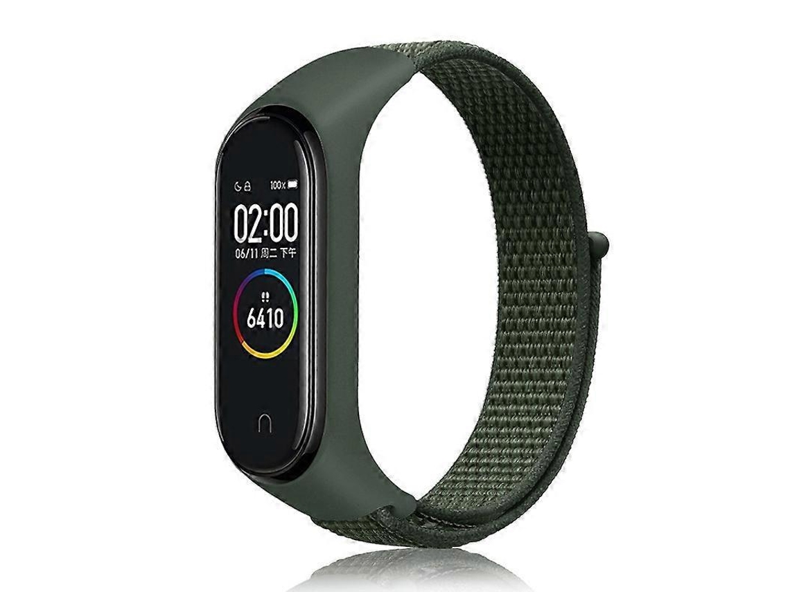 Pulseira De Nylon Trançado Para Xiaomi Mi Band 7