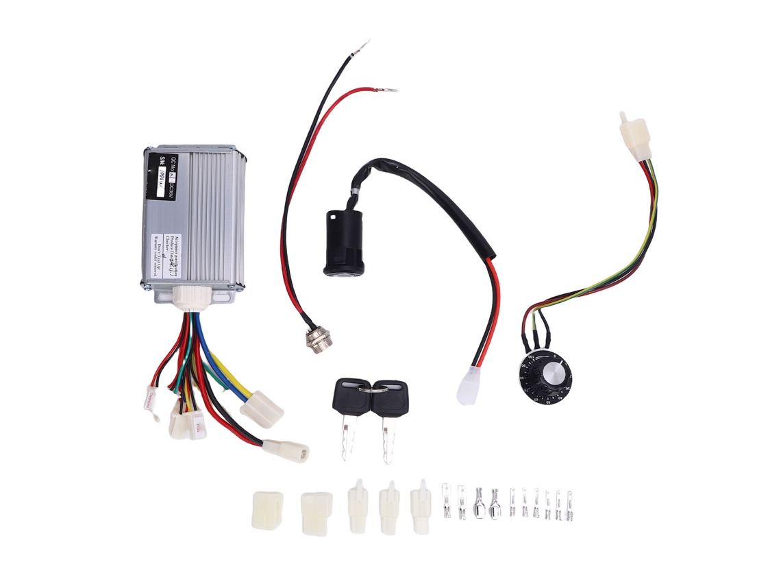 Mali kit Controle de Velocidade Motor Triciclo 36v 1000w Chave Interruptor Trava Elétrica Plug Avião Porta de Carregamento