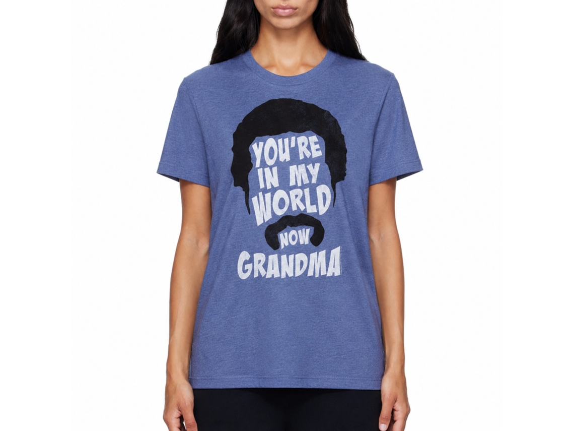 Rockinstone Happy Gilmore You're In My World Heather Royal Adult T-shirt Size:s