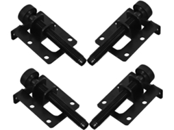 Housoutil Conjunto De 4 Estabilizadores Móveis, Pés Niveladores Para Mesas, Em Pvc + Aço Laminado A Frio