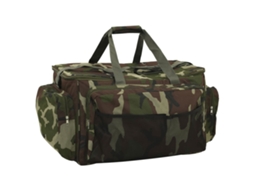 Vidaxl Saco De Pesca Impermeável Tecido Oxford Camuflagem Verde