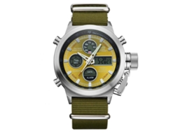 Reloj De Pulsera Para Hombre Biden Con Movimiento Doble De Cuarzo Impermeable
