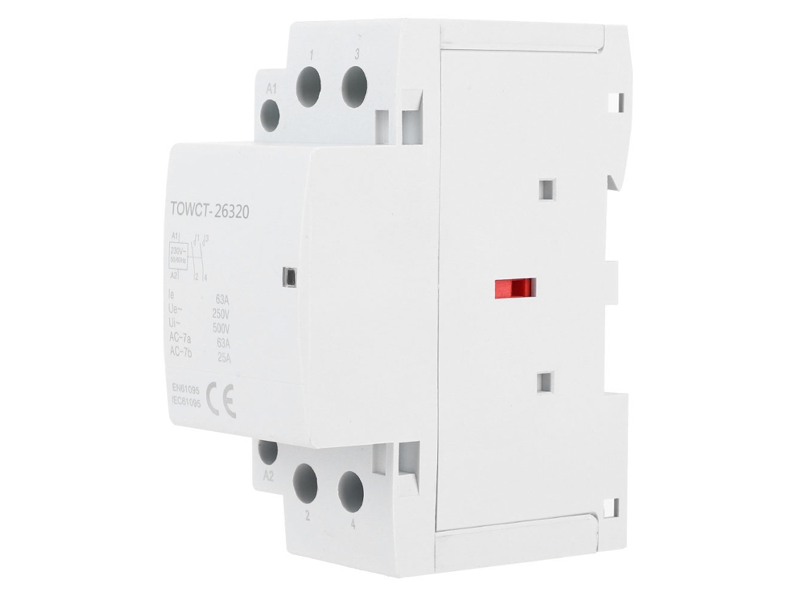 Laxiscreed Contactor De Ar Condicionado Residencial 2p 2no, 63a, Alta Eficiência E Fiabilidade