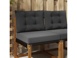 Vidaxl Almofada Para Sofá Externo Poliéster Antracite 60 X 50,5 Cm