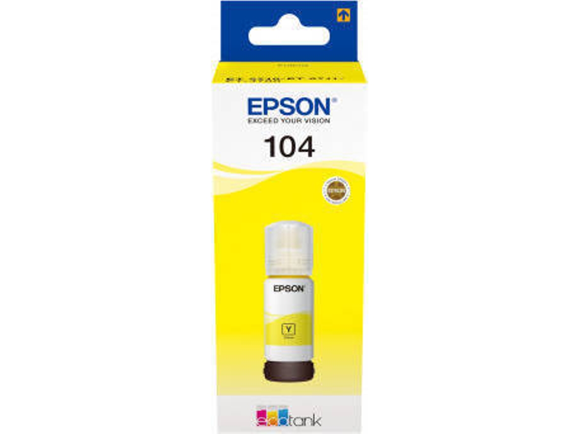 Tinteiro EPSON 104 Eco Tank C13T00P440 Amarelo