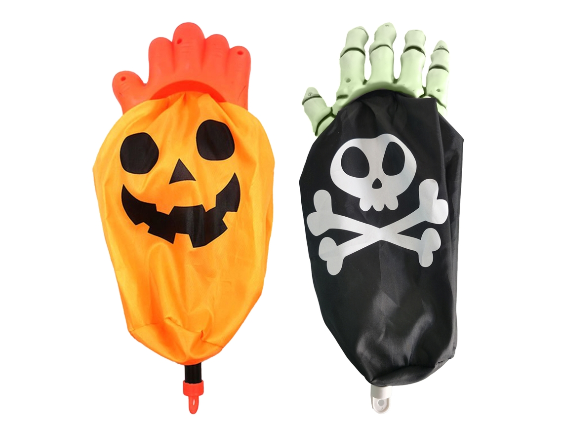 Sacos de Doce de Abóbora de Halloween com Fantasma e Função Luminosa LAXISCREED