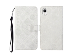 Capa De Celular Em Couro Com Padrão Étnico Em Relevo Para Samsung Galaxy A23e