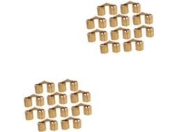 Conjunto De 20 Dobradiças Para Fechamento Portas Armários, Ocultas,