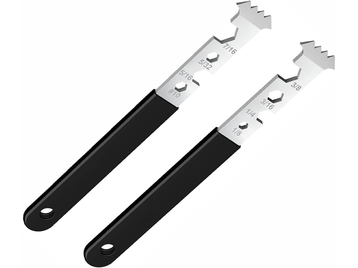Conjunto De 2 Ferramentas Para Remoção Tijolos Pavimentação Com Chave Hexagonal, Extrator