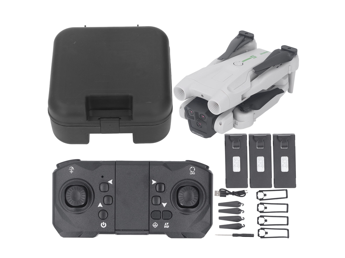 Controle Remoto De Drone Com Câmera 4k Hd, Posicionamento De Fluxo Óptico, Evitação De Obstáculos, 3 Baterias Para Crianças