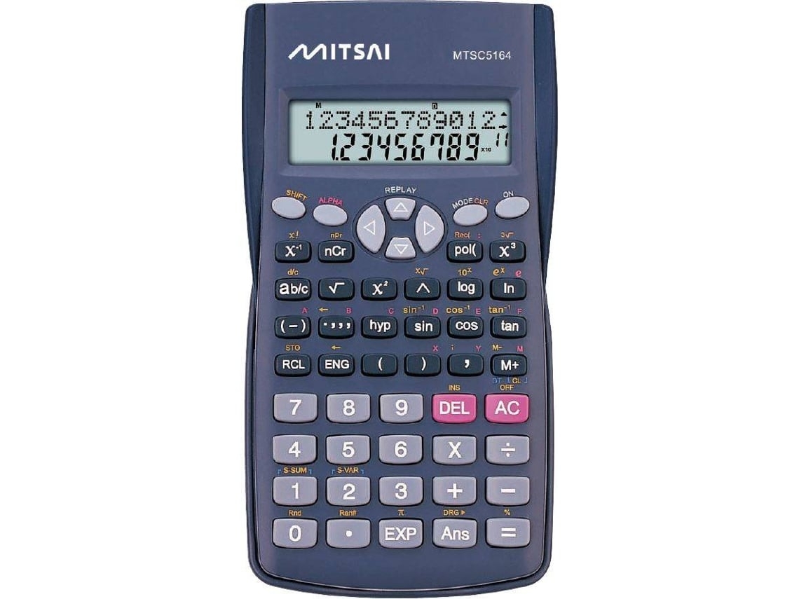 Calculadora Científica MITSAI MTSC5164 Preto (Outlet Caixa Aberta - 12 dígitos)