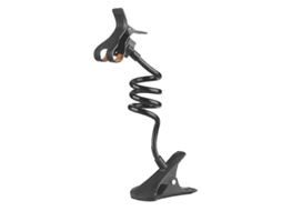 Yuru suporte Flexível para Celular Ajustável com Clip Anti deslizante para Casa Cama Mesa Preto