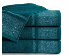 Toalha Sofia 70x140 Turquesa Escuro 500g 100 Algodão