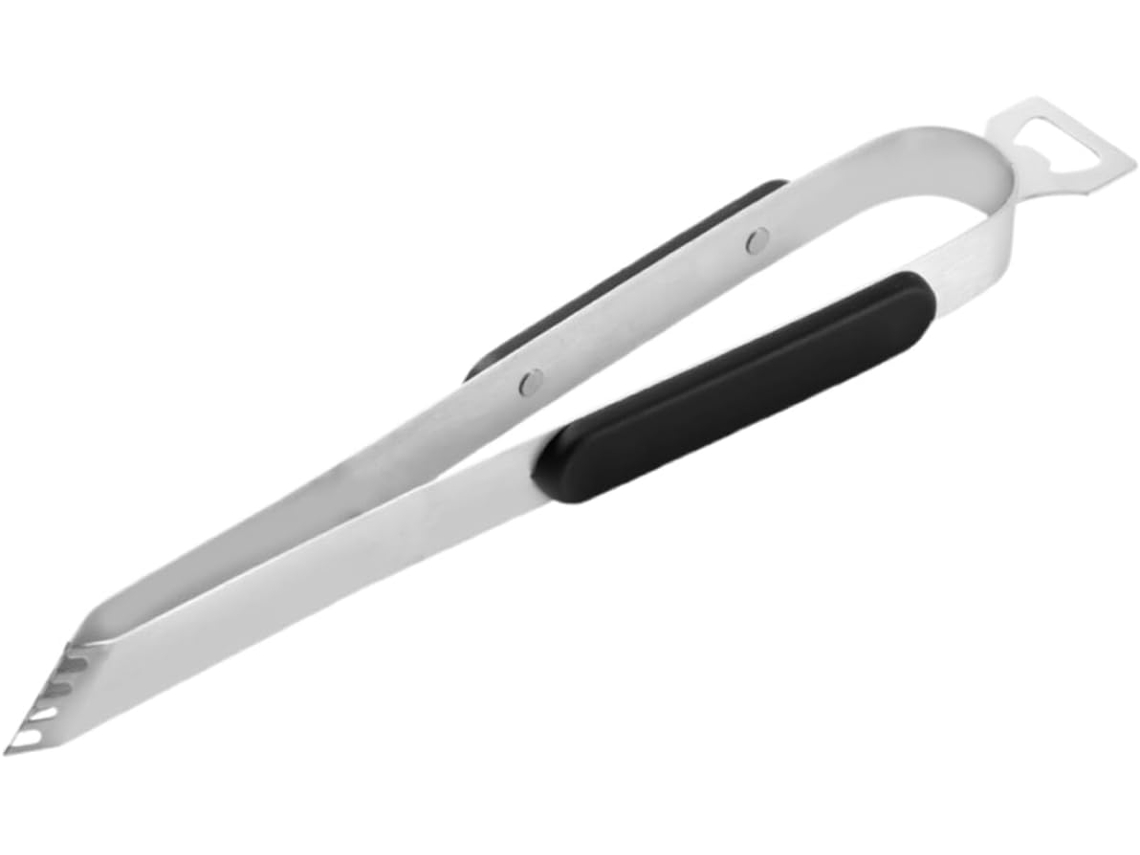 Pinça Para Churrasco Em Aço Inoxidável, Pinça Multifuncional Para Alimentos Com Abridor De Garrafas Integrado, Utensílio