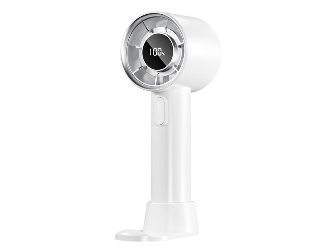 Ventilador USB MDUG com visor digital, compacto, silencioso, leve
