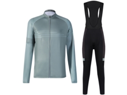 Conjunto De Jersey De Ciclismo De Inverno Com Calcinha Preenchida