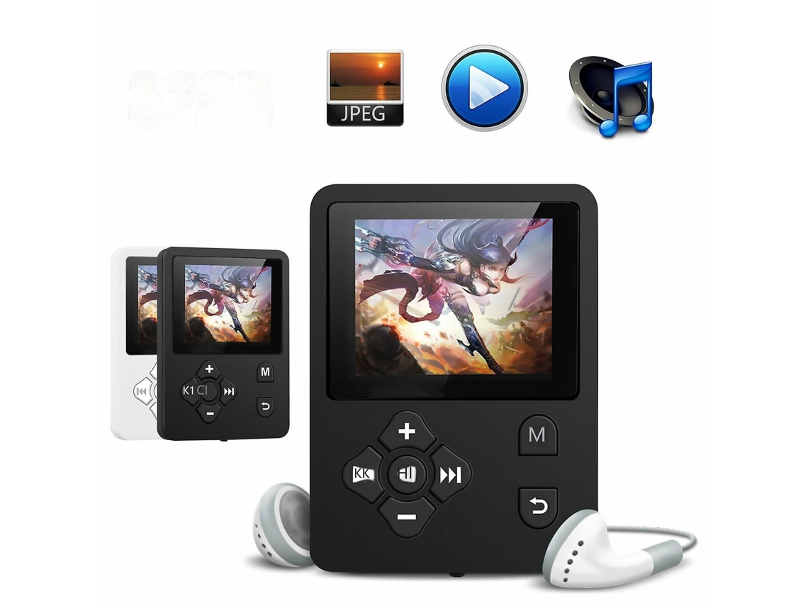 Reprodutor de música MP3 HiFi Slowmoose com som FM sem perdas e gravador de voz