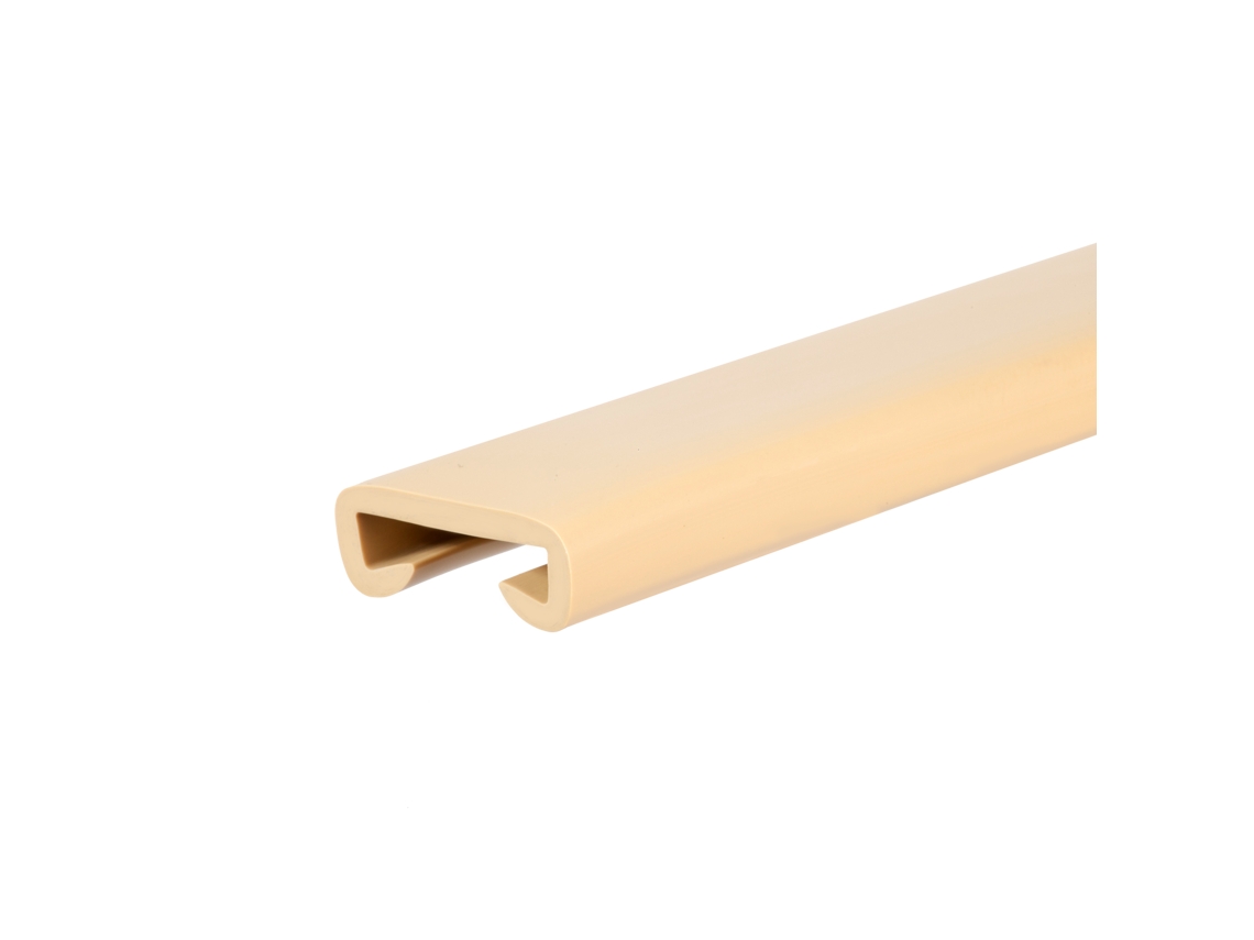 Corrimão Quest Pvc Premium 40x8 Mm, Creme, 1 M