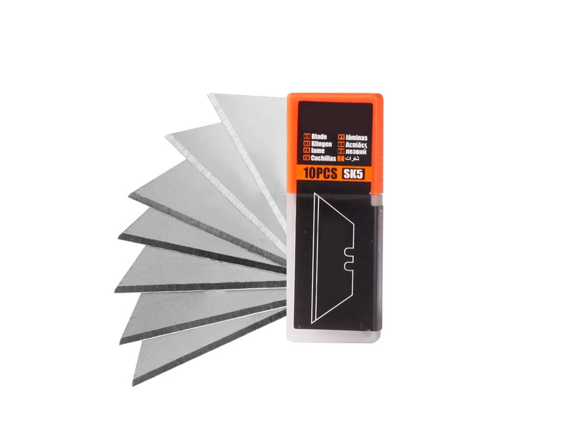 Lâmina De Corte Triangular De Papel Sk-5 De Alta Dureza 10 Peças Lâmina Afiada